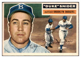 1956 Topps Baseball #150 Duke Snider Dodgers EX+/EX-MT Gray 518919