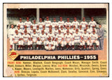 1956 Topps Baseball #072 Philadelphia Phillies Team Fair Dated 518927