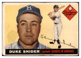 1955 Topps Baseball #210 Duke Snider Dodgers GD-VG 518930