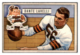 1951 Bowman Football #073 Dante Lavelli Browns VG-EX 518936