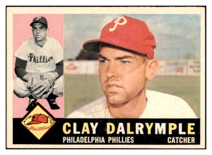 1960 Topps Baseball #523 Clay Dalrymple Phillies NR-MT 518939