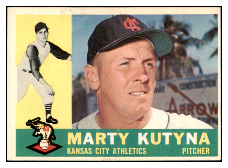 1960 Topps Baseball #516 Marty Kutyna A's NR-MT 518940