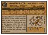 1960 Topps Baseball #515 Stan Lopata Braves NR-MT 518941