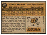 1960 Topps Baseball #531 Sandy Amoros Tigers NR-MT 518945