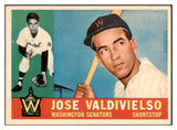 1960 Topps Baseball #527 Jose Valdivielso Senators NR-MT 518946