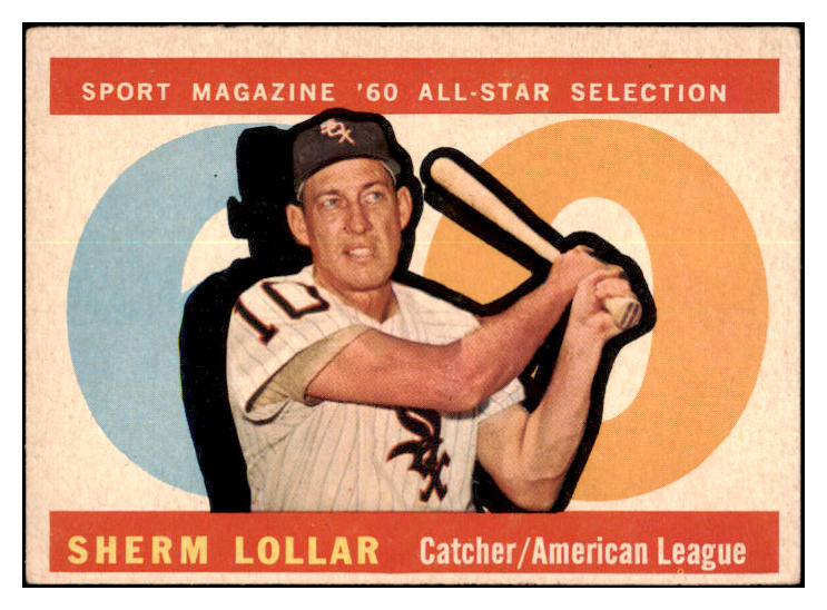 1960 Topps Baseball #567 Sherm Lollar A.S. White Sox EX 518950