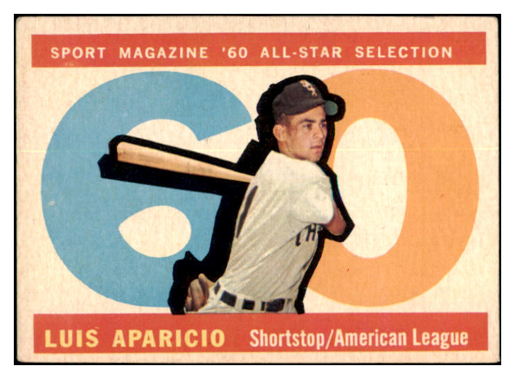 1960 Topps Baseball #559 Luis Aparicio A.S. White Sox VG-EX 518951