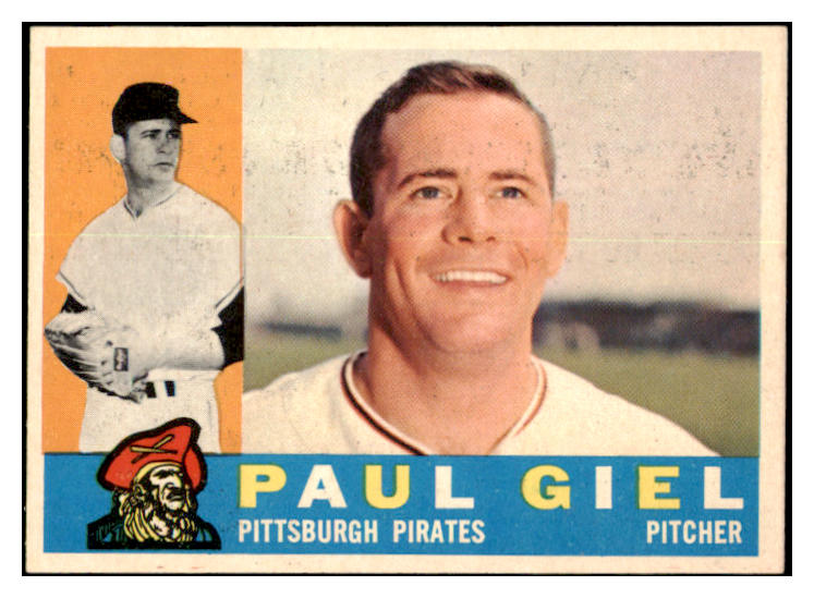 1960 Topps Baseball #526 Paul Giel Pirates NR-MT 518952