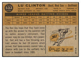 1960 Topps Baseball #533 Lou Clinton Red Sox NR-MT 518957