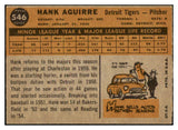 1960 Topps Baseball #546 Hank Aguirre Tigers NR-MT 518958