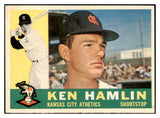 1960 Topps Baseball #542 Ken Hamlin A's NR-MT 518961