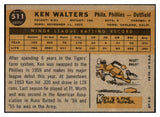 1960 Topps Baseball #511 Ken Walters Phillies NR-MT 518963