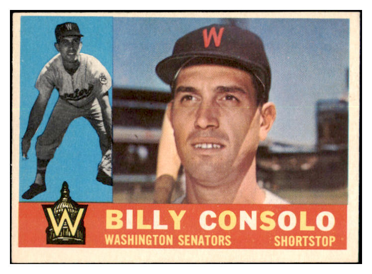 1960 Topps Baseball #508 Billy Consolo Senators NR-MT 518964