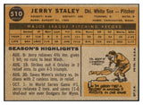 1960 Topps Baseball #510 Jerry Staley White Sox NR-MT 518965