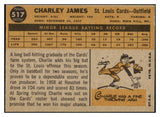 1960 Topps Baseball #517 Charley James Cardinals NR-MT 518967