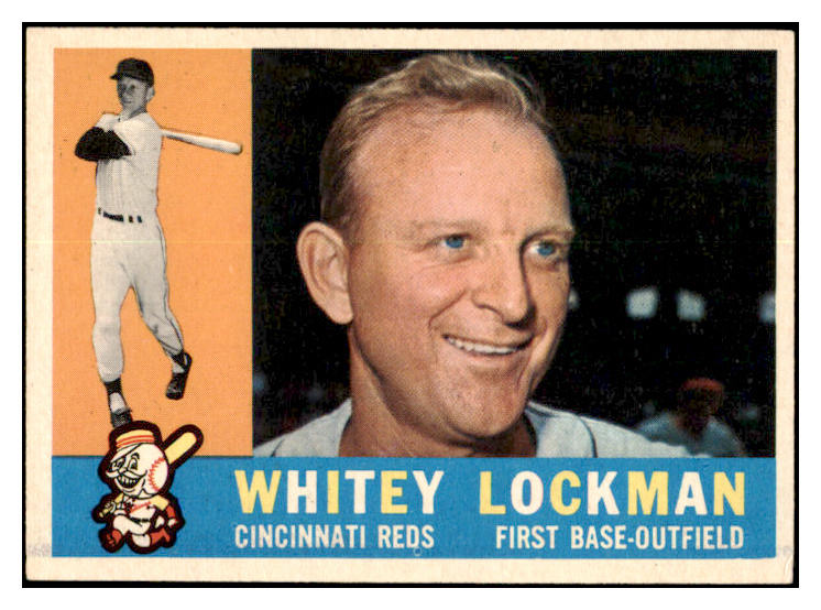 1960 Topps Baseball #535 Whitey Lockman Reds VG-EX 518970