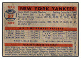 1957 Topps Baseball #097 New York Yankees Team VG-EX 518973