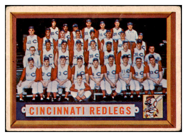 1957 Topps Baseball #322 Cincinnati Reds Team VG-EX 518975