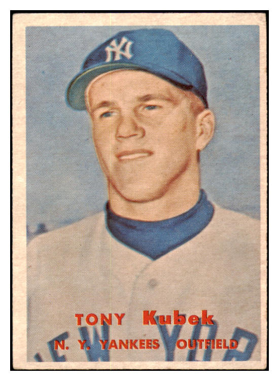 1957 Topps Baseball #312 Tony Kubek Yankees VG-EX 518976