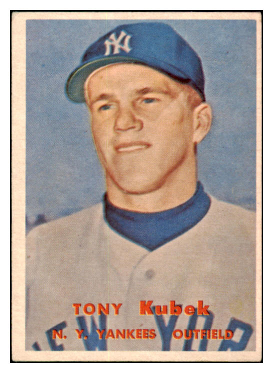 1957 Topps Baseball #312 Tony Kubek Yankees VG-EX 518978