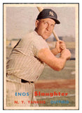 1957 Topps Baseball #215 Enos Slaughter Yankees VG-EX 518981