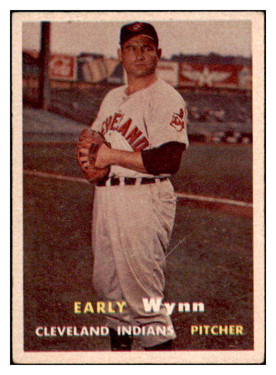 1957 Topps Baseball #040 Early Wynn Indians VG-EX 518987