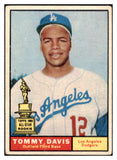 1961 Topps Baseball #168 Tommy Davis Dodgers VG-EX 518993