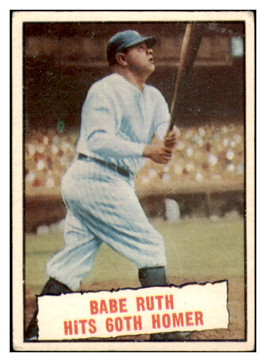 1961 Topps Baseball #401 Babe Ruth Yankees VG-EX 519002