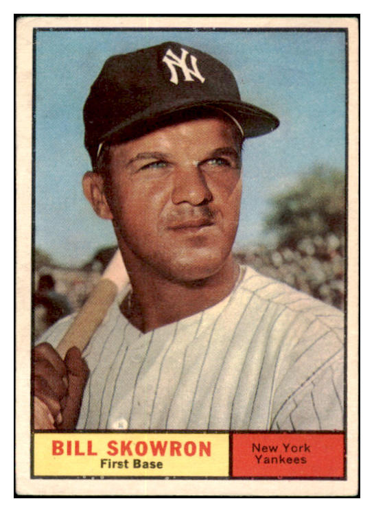 1961 Topps Baseball #371 Bill Skowron Yankees VG-EX 519005