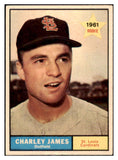 1961 Topps Baseball #561 Charley James Cardinals EX 519016