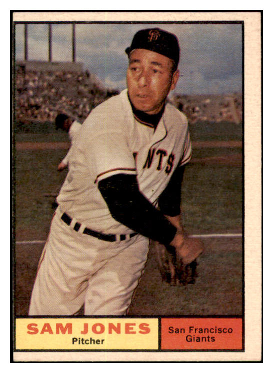 1961 Topps Baseball #555 Sam Jones Giants VG-EX 519022