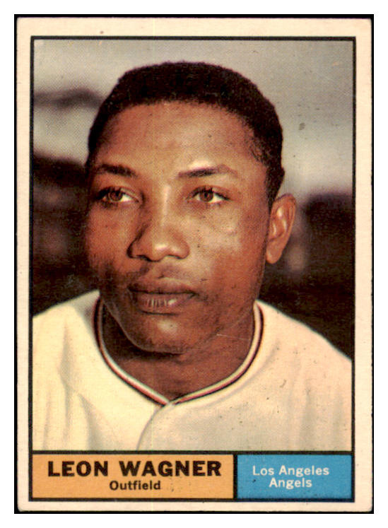 1961 Topps Baseball #547 Leon Wagner Angels VG-EX 519029