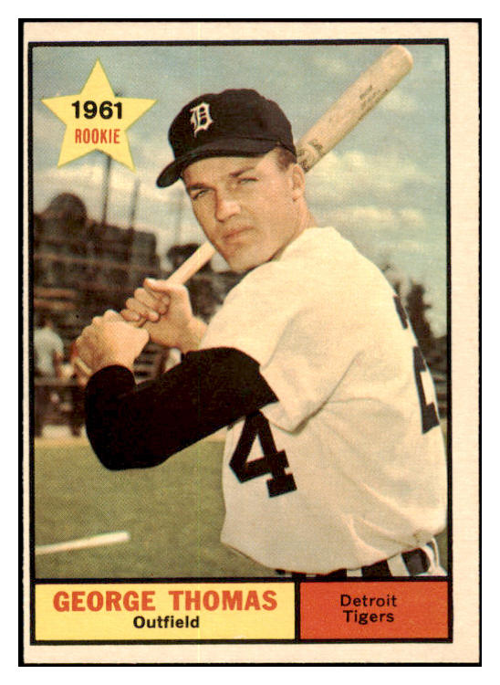 1961 Topps Baseball #544 George Thomas Tigers VG-EX 519032