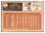 1966 Topps Baseball #587 Dick Bertell Giants Good 519038