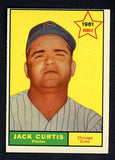 1961 Topps Baseball #533 Jack Curtis Cubs VG-EX 519048