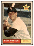 1961 Topps Baseball #529 Bob Roselli White Sox VG-EX 519051