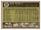 1961 Topps Baseball #529 Bob Roselli White Sox VG-EX 519051