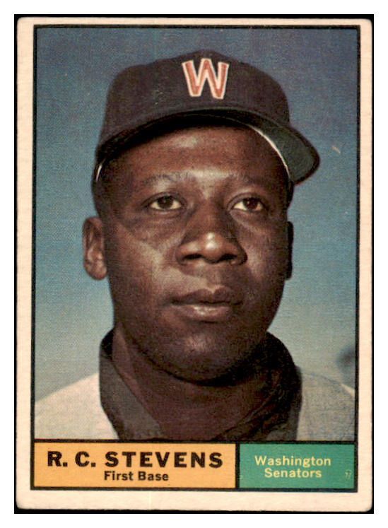 1961 Topps Baseball #526 R.C. Stevens Senators VG-EX 519054