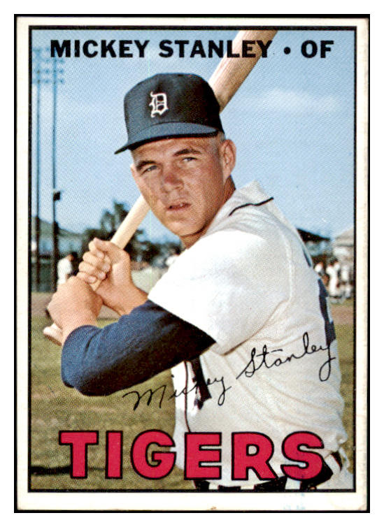 1967 Topps Baseball #607 Mickey Stanley Tigers NR-MT 519061