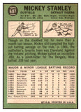 1967 Topps Baseball #607 Mickey Stanley Tigers NR-MT 519061