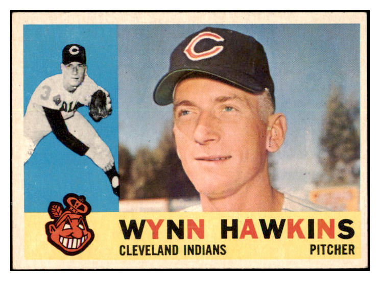 1960 Topps Baseball #536 Wynn Hawkins Indians EX+/EX-MT 519065