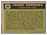 1961 Topps Baseball #569 Frank Herrera A.S. Phillies VG 519097