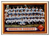 1957 Topps Baseball #324 Brooklyn Dodgers Team EX-MT 519100