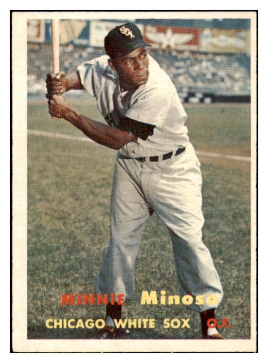 1957 Topps Baseball #138 Minnie Minoso White Sox EX-MT 519101