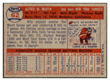 1957 Topps Baseball #062 Billy Martin Yankees EX-MT 519107