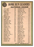 1967 Topps Baseball #244 N.L. Home Leaders Aaron Mays VG 519116