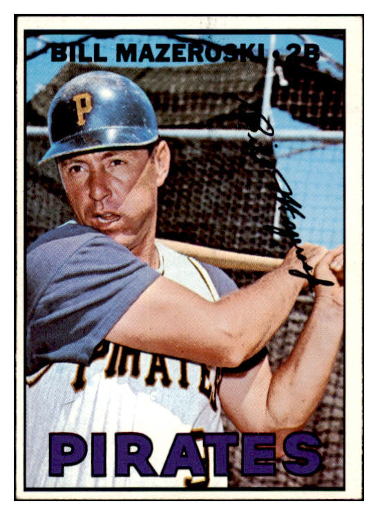 1967 Topps Baseball #510 Bill Mazeroski Pirates EX-MT 519117