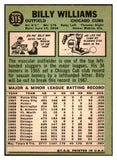 1967 Topps Baseball #315 Billy Williams Cubs EX-MT 519121