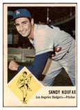 1963 Fleer Baseball #042 Sandy Koufax Dodgers EX+/EX-MT 519123