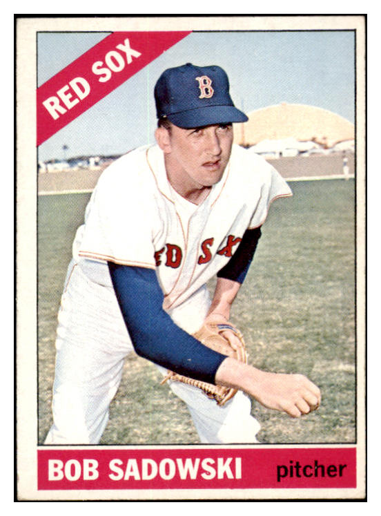 1966 Topps Baseball #523 Bob Sadowski Red Sox EX-MT 519125